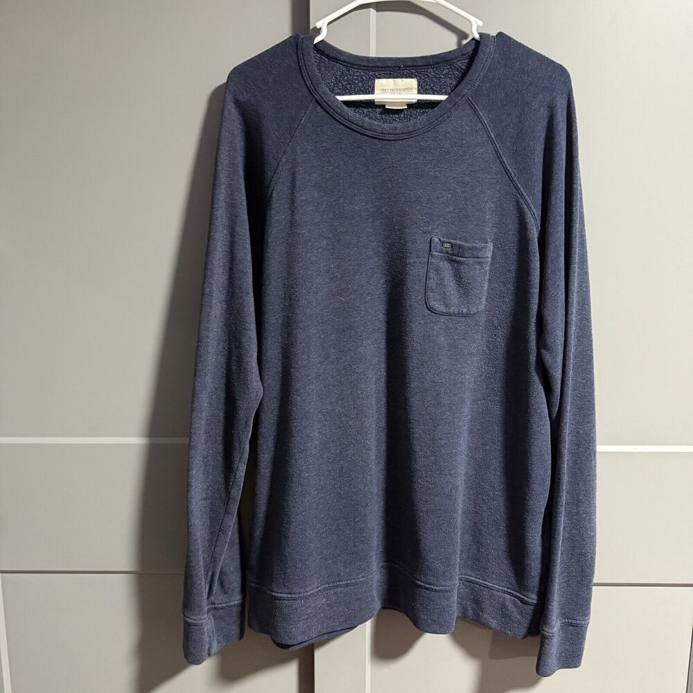 Men's Navy Blue Long Sleeve Shirt